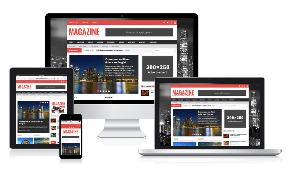 MH Magazine Responsive WordPress Theme