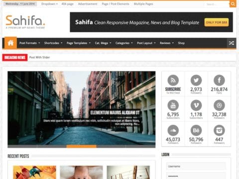 Sahifa WordPress Theme