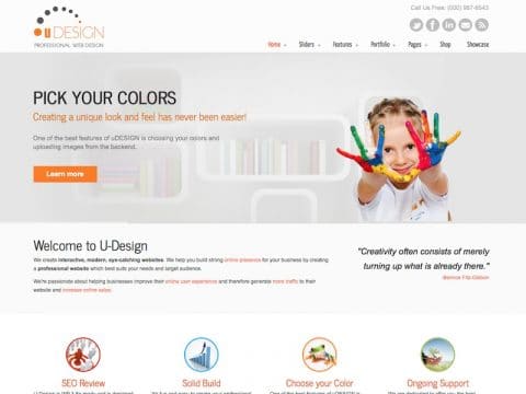 U-Design WordPress Theme