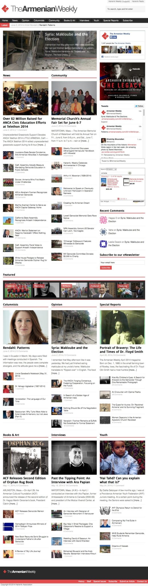 Armenian Weekly