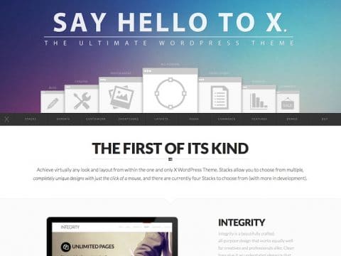 X WordPress Theme