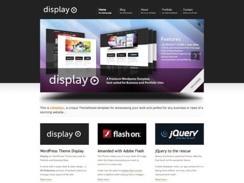 Display Portfolio WordPress Theme