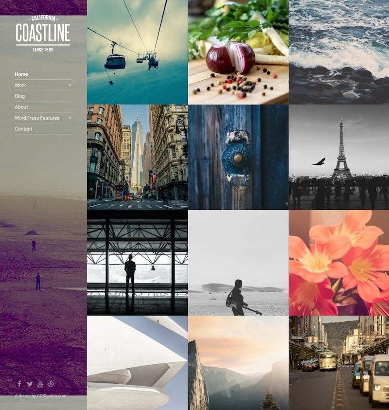 Coastline Portfolio WordPress Theme | Themes Directory