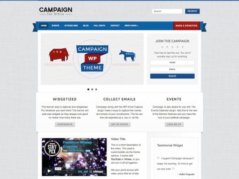 Campaign WordPress Theme