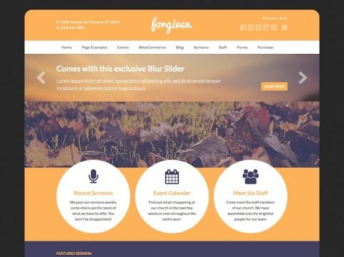 Forgiven Charity WordPress Theme