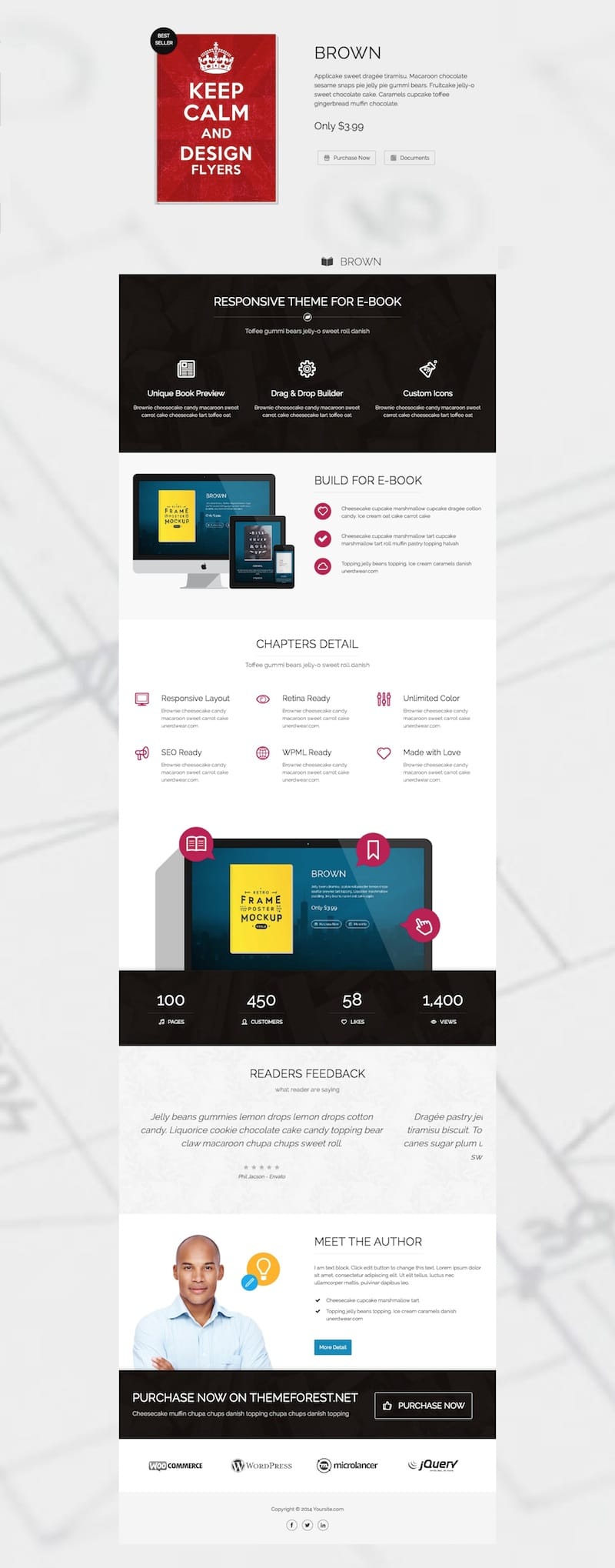 Brown Responsive WordPress Theme | Themes Directory