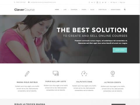 Clever Course WP Theme