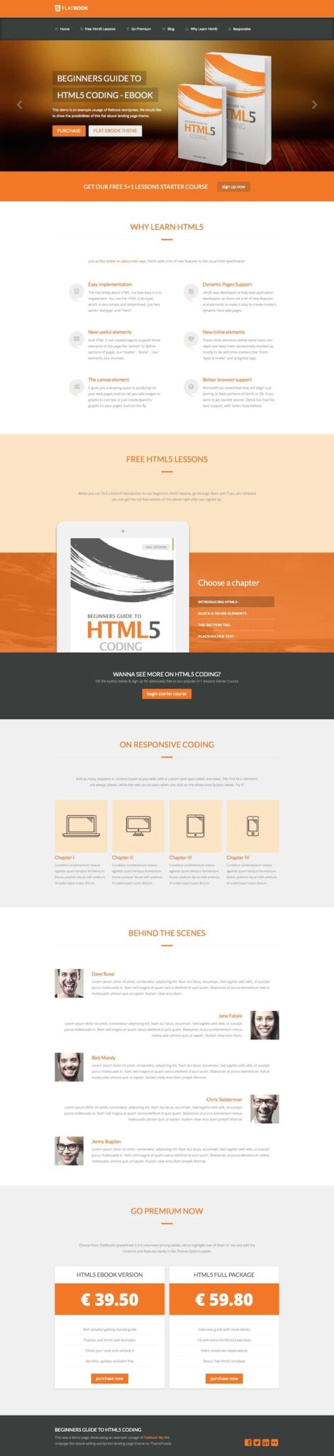 FlatBook Business WordPress Theme | Themes Directory