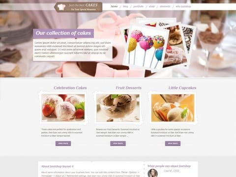 JustShop WordPress Theme