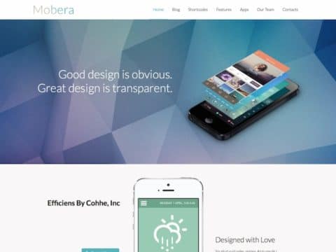 Mobera WordPress Theme