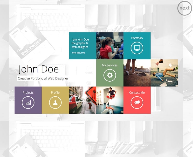 Next Portfolio WordPress Theme | Themes Directory