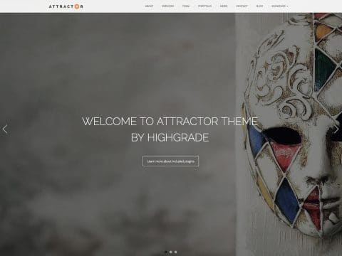 Attractor WordPress Theme