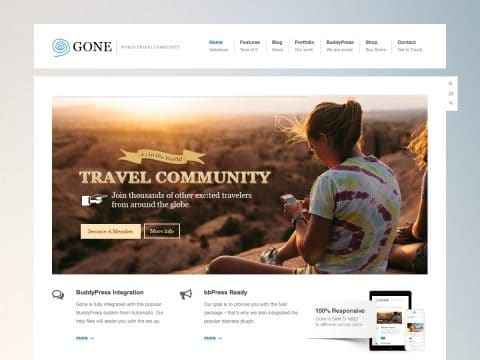 Gone WordPress Theme