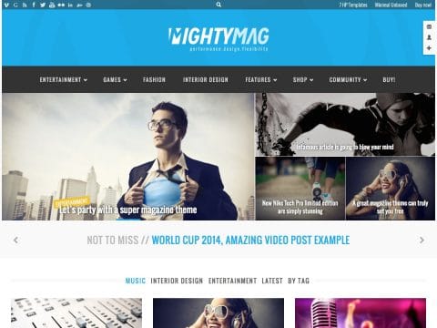 MightyMag WordPress Theme