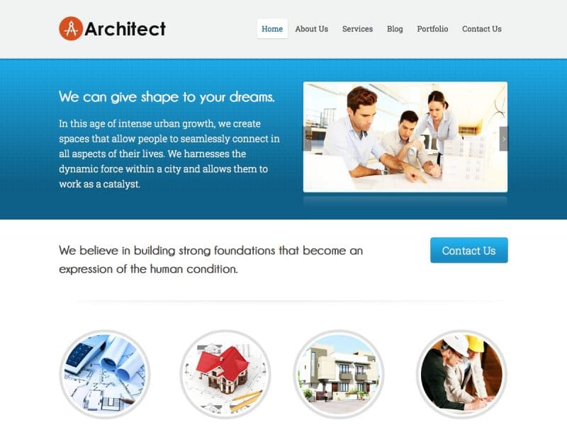 Architect Architecture WordPress Theme | Themes Directory