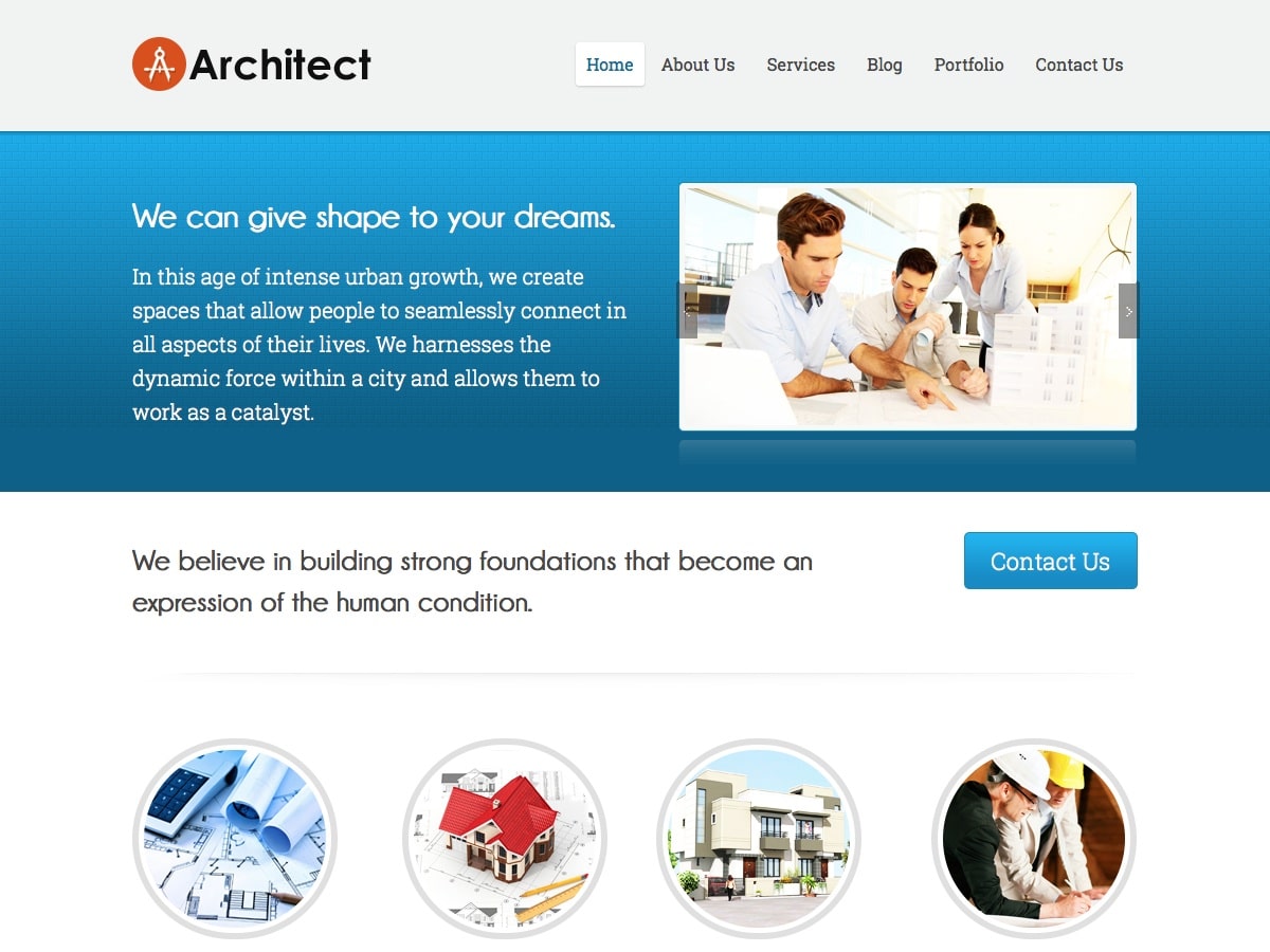 Architect Architecture WordPress Theme | Themes Directory