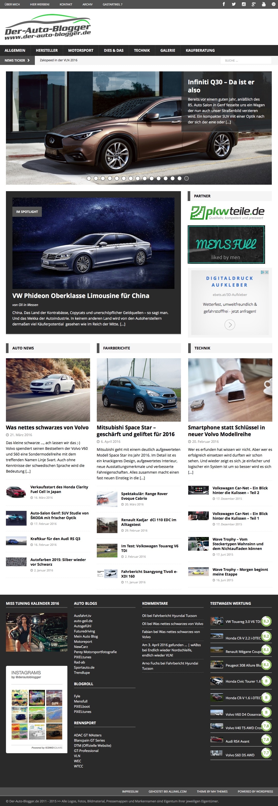 Der Auto Blogger – MH Themes