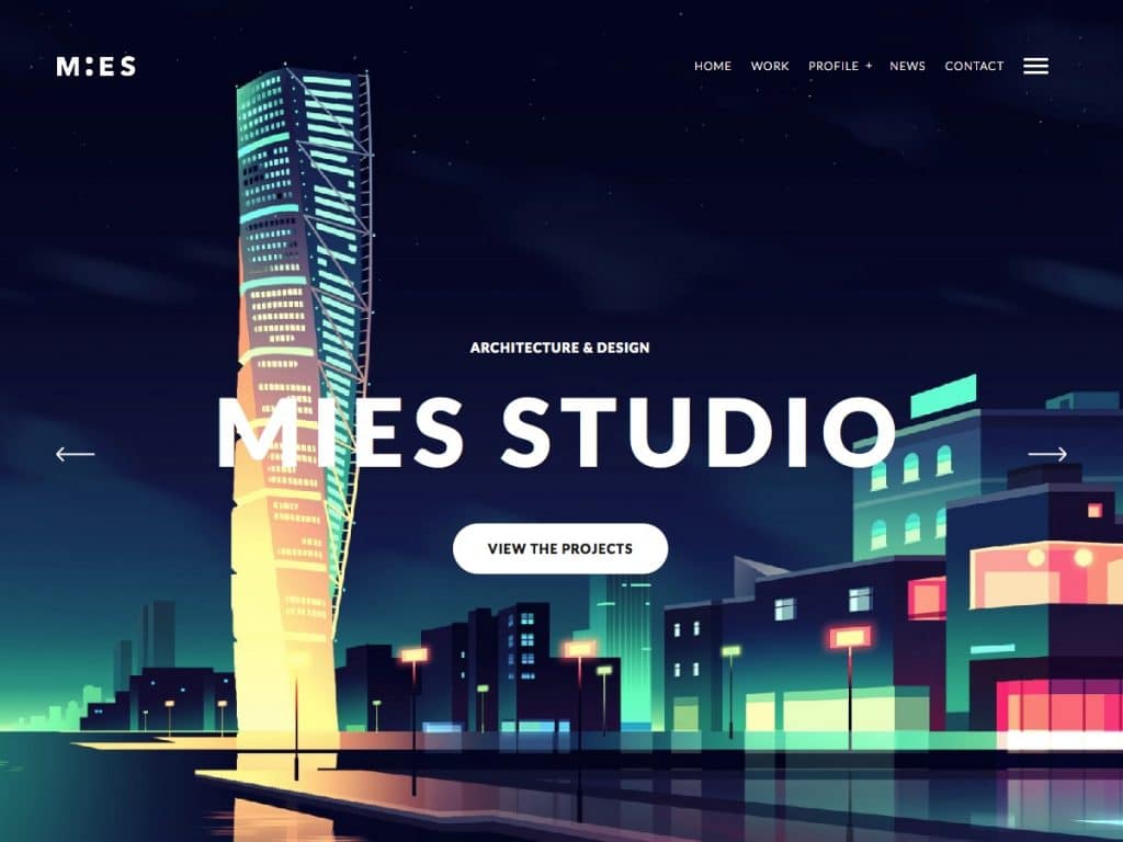 MIES Architecture WordPress Theme | Themes Directory