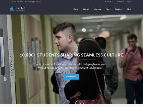 Invent WordPress Theme