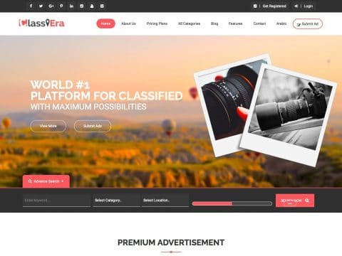 Classiera WordPress Theme