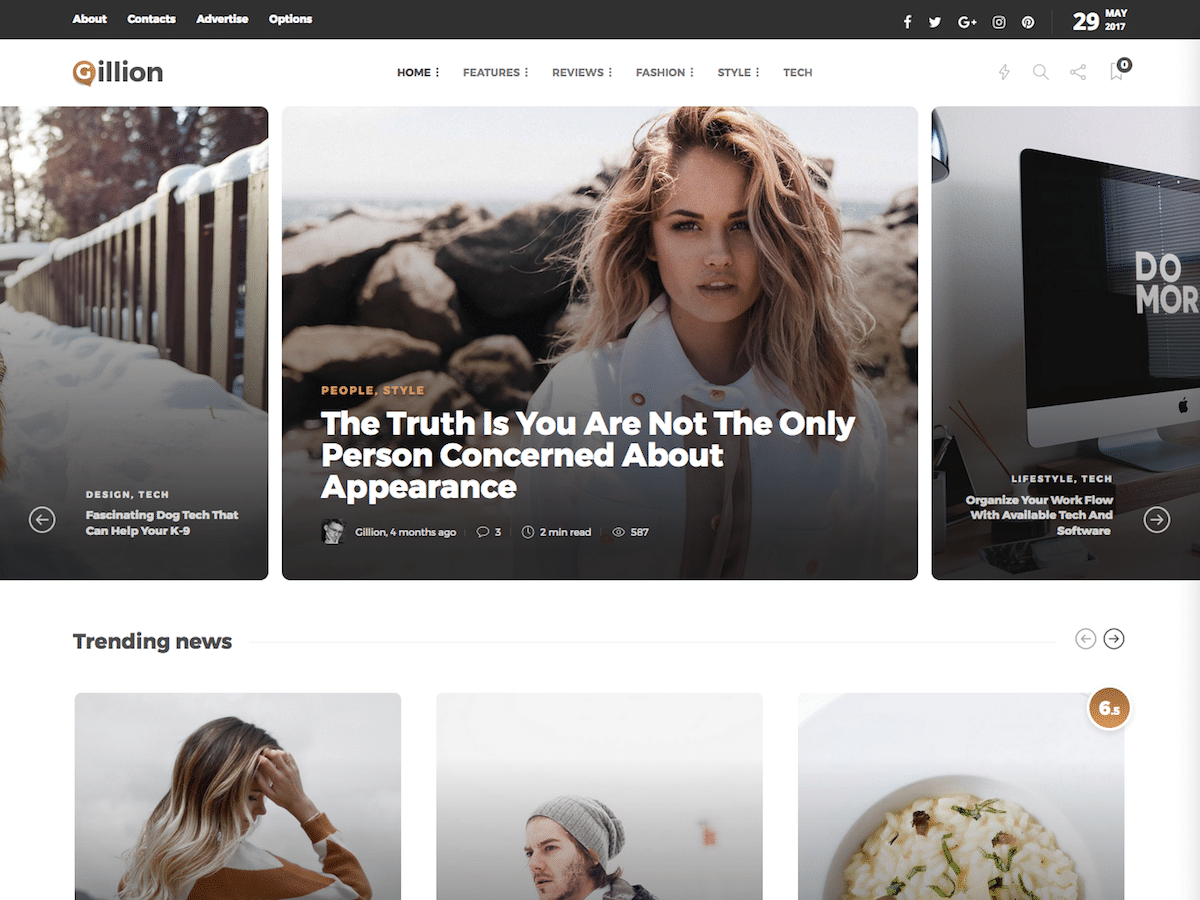 How to Customize Gillion Theme WordPress