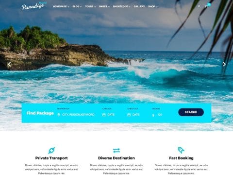 Paradize WordPress Theme