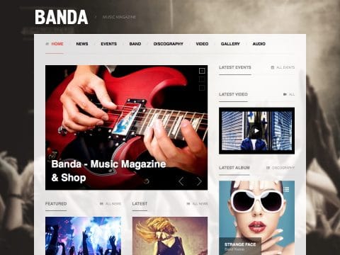 Banda WordPress Theme