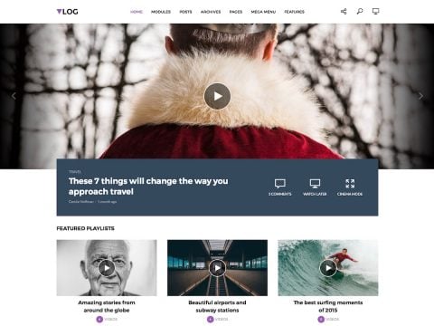 Vlog WordPress Theme