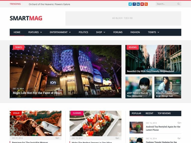 SmartMag - Newspaper WordPress Theme | WordPress Themes Directory