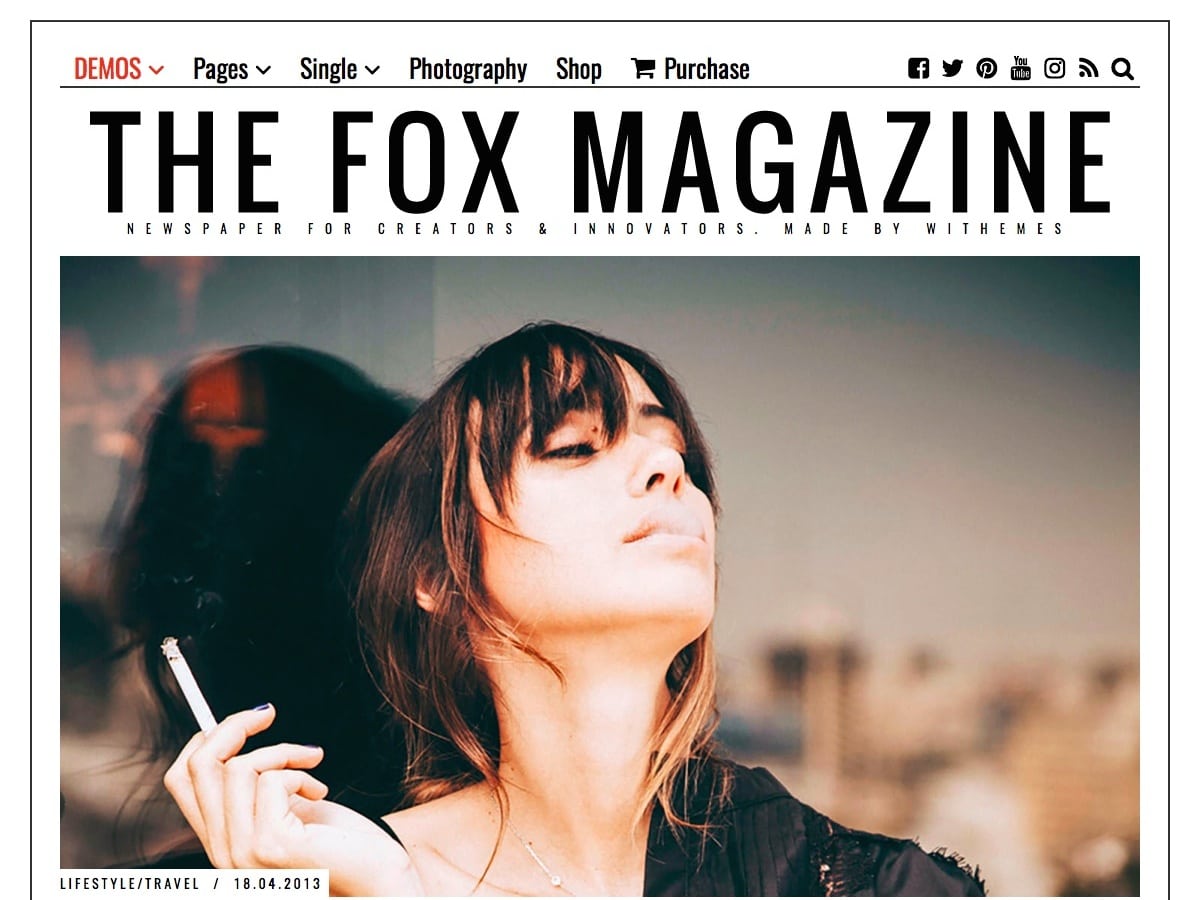 The Fox - Newspaper WordPress Theme | WordPress Themes Directory