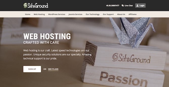 SiteGround WordPress Hosting