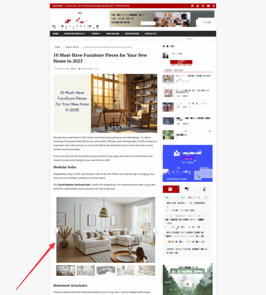 Slider addon